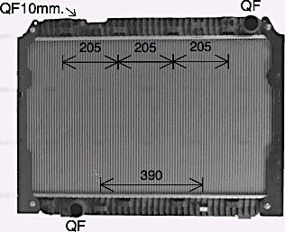 Ava Quality Cooling ME2331 - Jäähdytin,moottorin jäähdytys inparts.fi