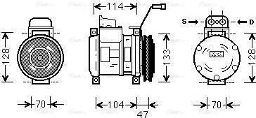 Ava Quality Cooling MEAK189 - Kompressori, ilmastointilaite inparts.fi