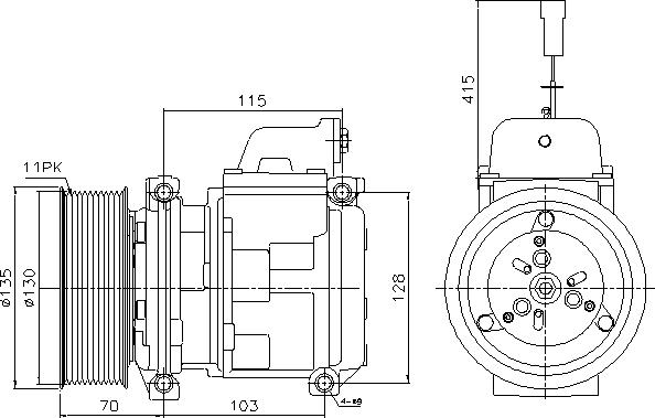 Ava Quality Cooling MEAK356 - Kompressori, ilmastointilaite inparts.fi