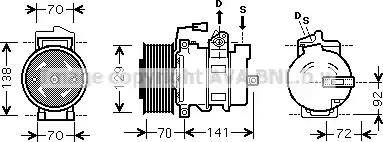 Ava Quality Cooling MEK250 - Kompressori, ilmastointilaite inparts.fi