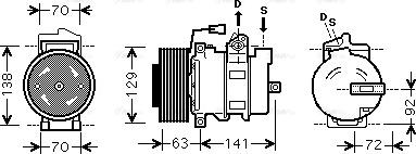 Ava Quality Cooling MEAK239 - Kompressori, ilmastointilaite inparts.fi