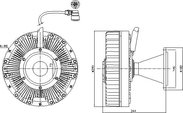 Ava Quality Cooling MEC346 - Kytkin, jäähdytystuuletin inparts.fi