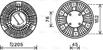 Ava Quality Cooling MEC263 - Kytkin, jäähdytystuuletin inparts.fi