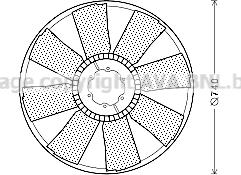 Ava Quality Cooling MEC280 - Tuuletin, mootorinjäähdytys inparts.fi