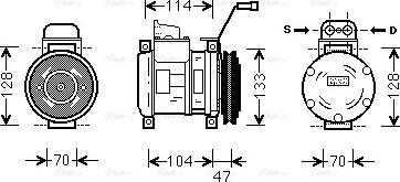 Ava Quality Cooling ME K189 - Kompressori, ilmastointilaite inparts.fi