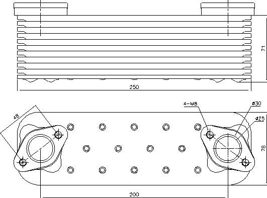 Ava Quality Cooling MN3150 - Moottoriöljyn jäähdytin inparts.fi