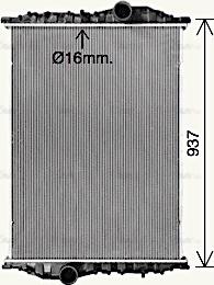 Ava Quality Cooling MN2111N - Jäähdytin,moottorin jäähdytys inparts.fi