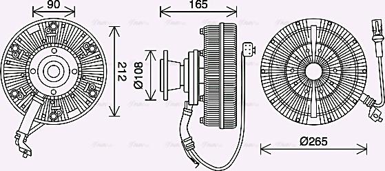 Ava Quality Cooling MNC094 - Kytkin, jäähdytystuuletin inparts.fi