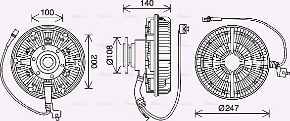 Ava Quality Cooling MNC093 - Kytkin, jäähdytystuuletin inparts.fi