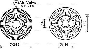 Ava Quality Cooling MNC085 - Kytkin, jäähdytystuuletin inparts.fi