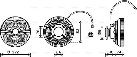 Ava Quality Cooling MNC071 - Kytkin, jäähdytystuuletin inparts.fi