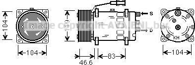 Ava Quality Cooling MNK061 - Kompressori, ilmastointilaite inparts.fi