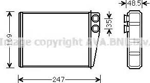 Ava Quality Cooling MS6673 - Lämmityslaitteen kenno inparts.fi