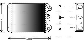 Ava Quality Cooling MS 6102 - Lämmityslaitteen kenno inparts.fi