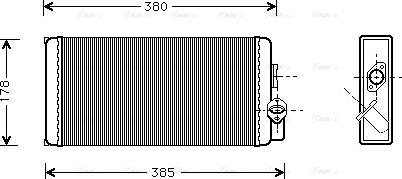 Ava Quality Cooling MS 6188 - Lämmityslaitteen kenno inparts.fi