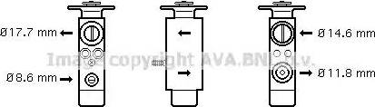 Ava Quality Cooling MS 1098 - Paisuntaventtiili, ilmastointilaite inparts.fi