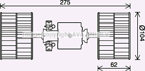 Ava Quality Cooling MS8692 - Sähkömoottori, sisätilanpuhallin inparts.fi