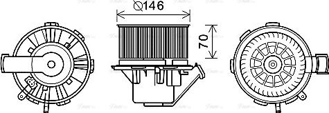 Ava Quality Cooling MS8648 - Sisätilapuhallin inparts.fi