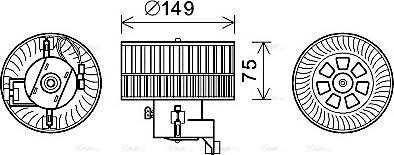 Ava Quality Cooling MS8619 - Sisätilapuhallin inparts.fi