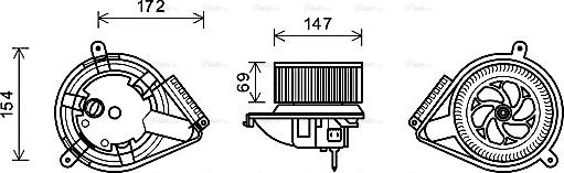 Ava Quality Cooling MS8616 - Sisätilapuhallin inparts.fi