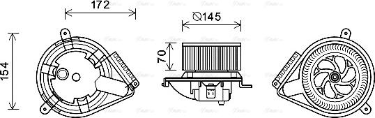 Ava Quality Cooling MS8626 - Sisätilapuhallin inparts.fi