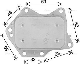 Ava Quality Cooling MS3744 - Moottoriöljyn jäähdytin inparts.fi