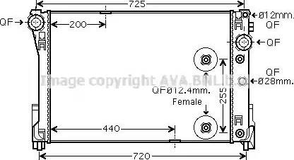 Ava Quality Cooling MS 2546 - Jäähdytin,moottorin jäähdytys inparts.fi