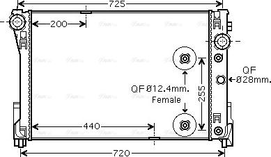 Ava Quality Cooling MS 2452 - Jäähdytin,moottorin jäähdytys inparts.fi