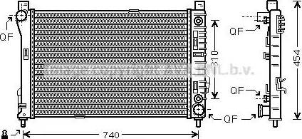 Ava Quality Cooling MS 2464 - Jäähdytin,moottorin jäähdytys inparts.fi