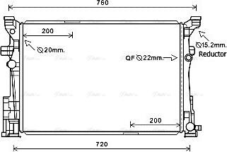 Ava Quality Cooling MS2654 - Jäähdytin,moottorin jäähdytys inparts.fi