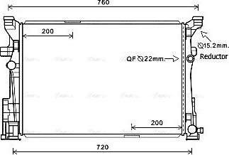 Ava Quality Cooling MS2652 - Jäähdytin,moottorin jäähdytys inparts.fi