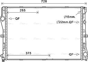 Ava Quality Cooling MS2679 - Jäähdytin,moottorin jäähdytys inparts.fi