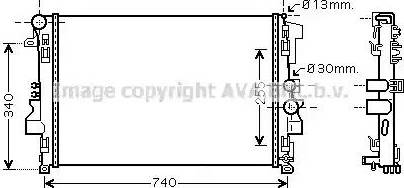 Ava Quality Cooling MS 2356 - Jäähdytin,moottorin jäähdytys inparts.fi