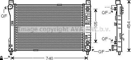 Ava Quality Cooling MSA2339 - Jäähdytin,moottorin jäähdytys inparts.fi