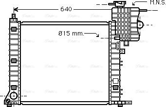 Ava Quality Cooling MS 2336 - Jäähdytin,moottorin jäähdytys inparts.fi