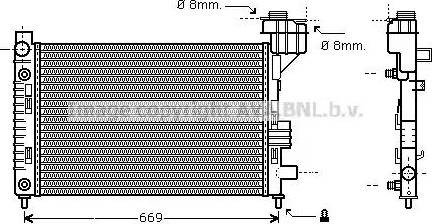 Ava Quality Cooling MS 2248 - Jäähdytin,moottorin jäähdytys inparts.fi