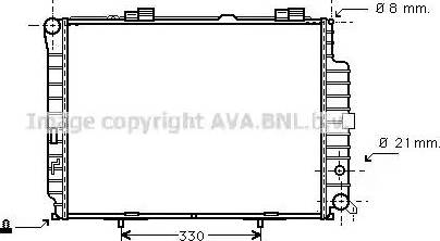 Ava Quality Cooling MS 2231 - Jäähdytin,moottorin jäähdytys inparts.fi