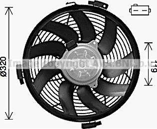 Ava Quality Cooling MS7722 - Tuuletin, moottorin jäähdytys inparts.fi