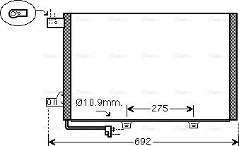 Ava Quality Cooling MSA5386 - Lauhdutin, ilmastointilaite inparts.fi