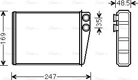 Ava Quality Cooling MSA6673 - Lämmityslaitteen kenno inparts.fi