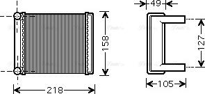 Ava Quality Cooling MSA6385 - Lämmityslaitteen kenno inparts.fi