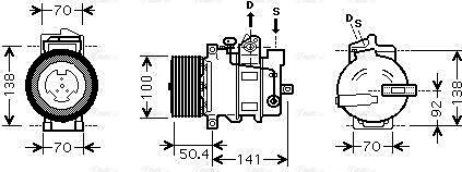 Ava Quality Cooling MSAK431 - Kompressori, ilmastointilaite inparts.fi