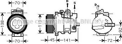 Ava Quality Cooling MSAK432 - Kompressori, ilmastointilaite inparts.fi