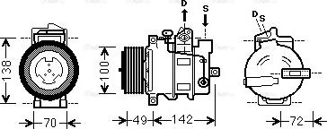 Ava Quality Cooling MSAK566 - Kompressori, ilmastointilaite inparts.fi