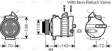 Ava Quality Cooling MSAK573 - Kompressori, ilmastointilaite inparts.fi