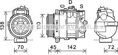 Ava Quality Cooling MSAK614 - Kompressori, ilmastointilaite inparts.fi