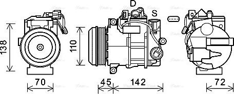 Ava Quality Cooling MSAK683 - Kompressori, ilmastointilaite inparts.fi