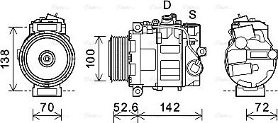 Ava Quality Cooling MSAK639 - Kompressori, ilmastointilaite inparts.fi