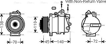 Ava Quality Cooling MSAK672 - Kompressori, ilmastointilaite inparts.fi