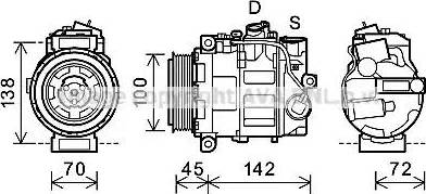 Ava Quality Cooling MS K351 - Kompressori, ilmastointilaite inparts.fi